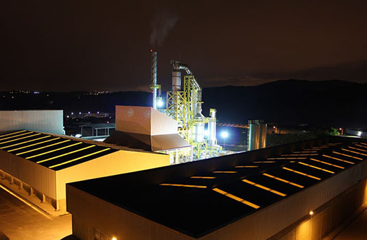 Usina de incineração de resíduos industriais em Sarzedo - MG.